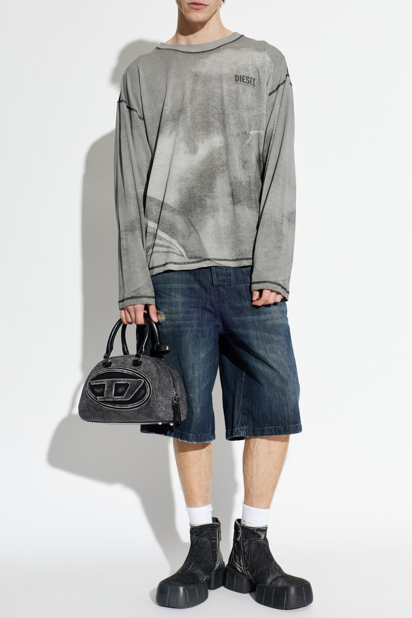 Diesel Long-sleeve T-shirt 'T-BOXT-LS-NC-V1' | Men's | Vitkac